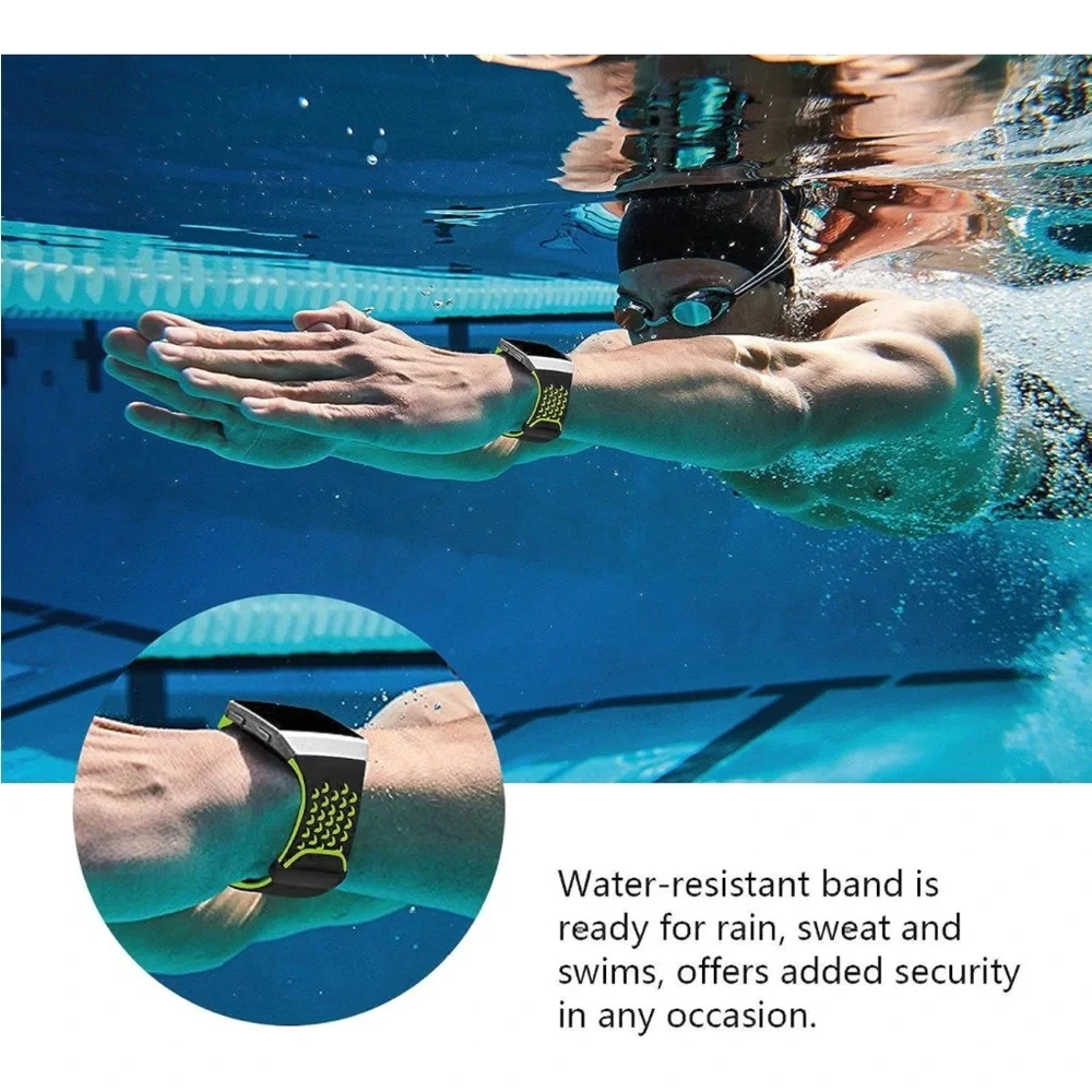 Fitbit Ionic Soft Silicone Bands- 2 Pack